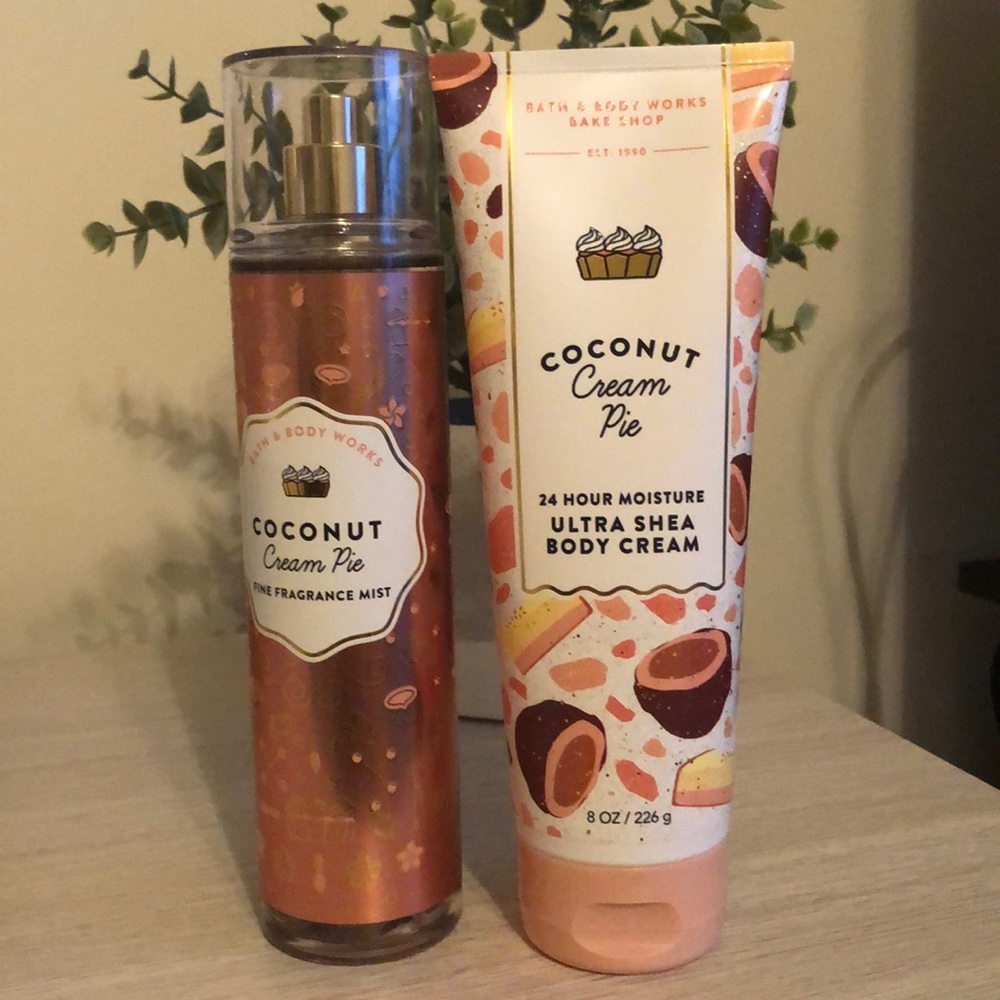 Coconut Cream Pie Body Care Bath and Body Works